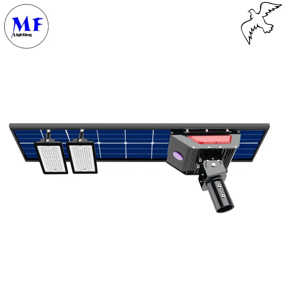 Factory Price 3 Years Warranty Weather Resistant 80W 100W 120W Outdoor Area LED Solar Garden Street Lamp Light with MPPT Controller