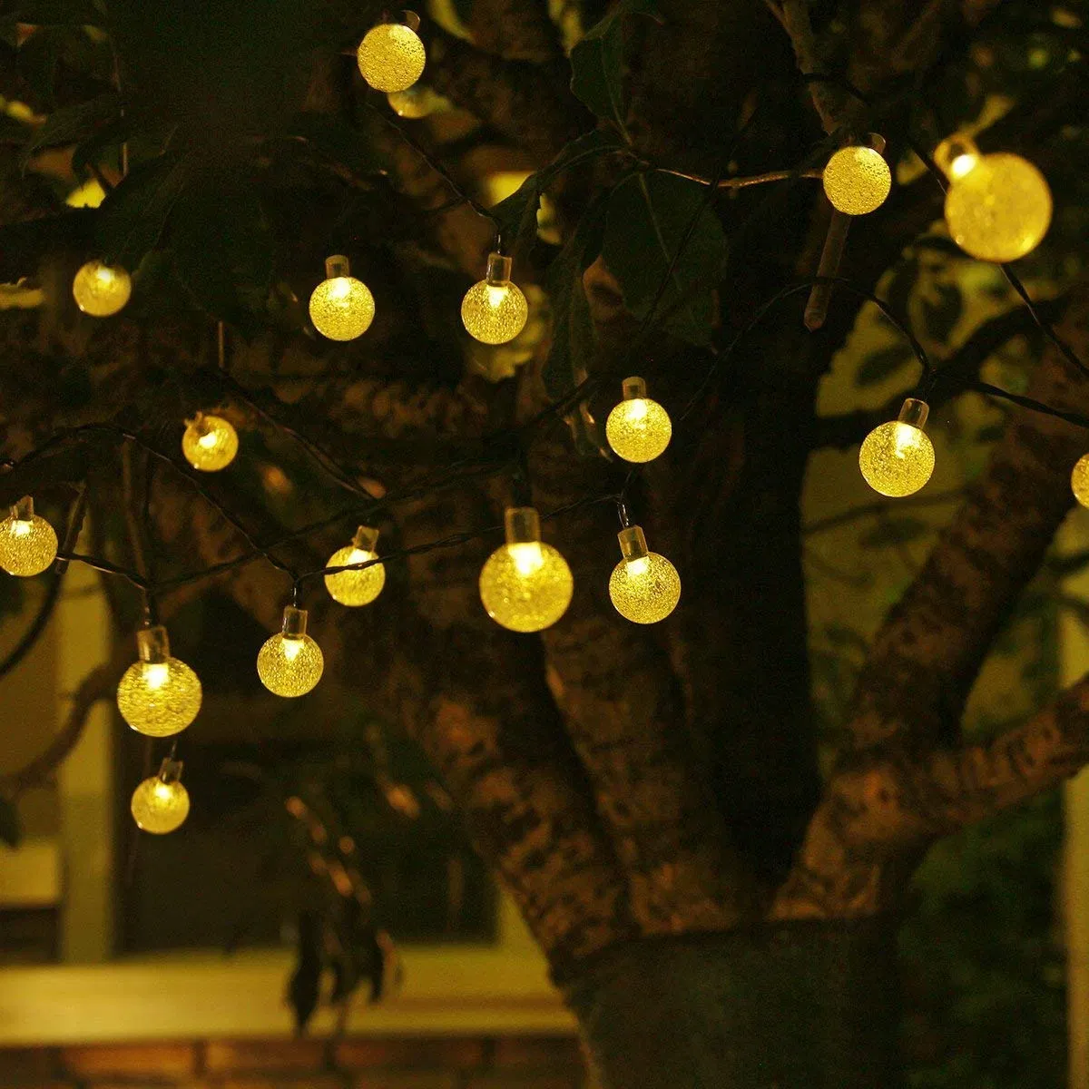 LED Solar String Light Patio Pathway Landscape Garden Solar Battery String Decoration Lights