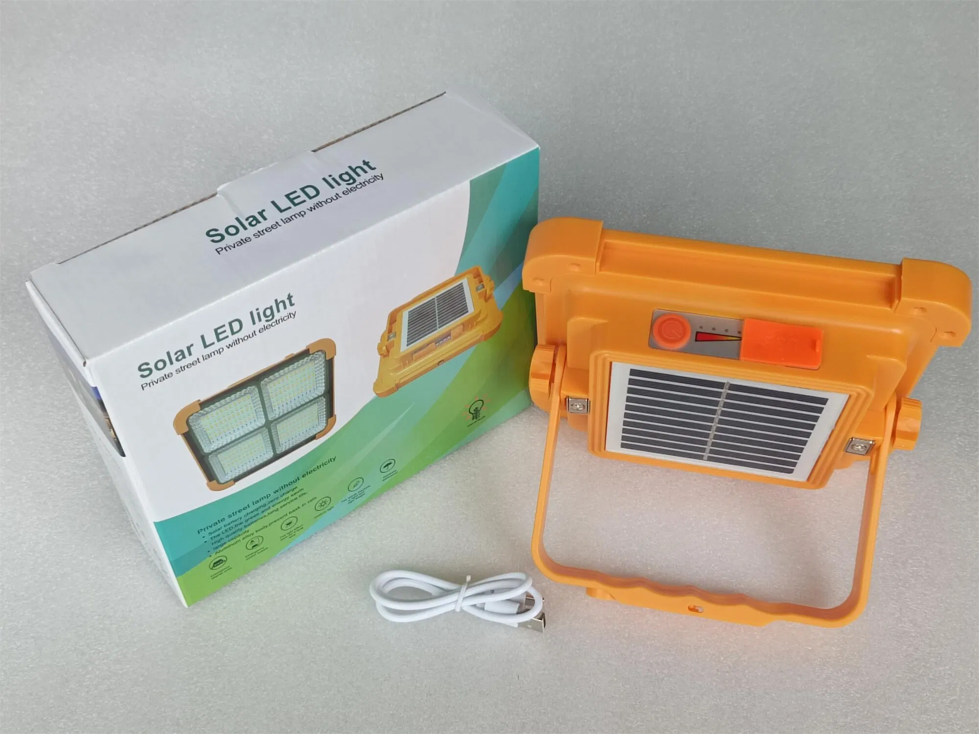 Yaye CE Solar Factory Price 50W Solar LED Portable Rechargeable Emergency Multi-Functional Camping Spotlight with 1000PCS Stock/ 3 Years Warranty