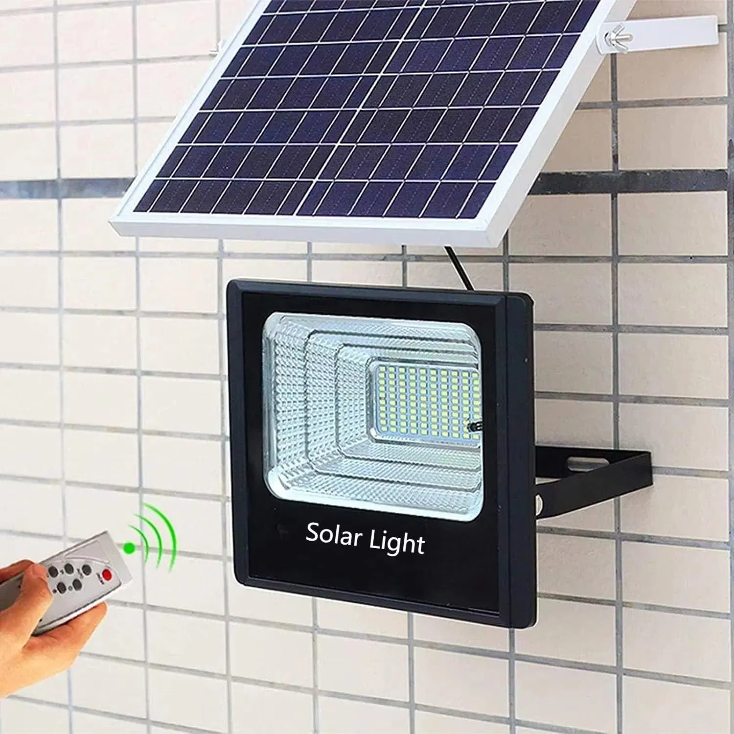 Weatherproof LED Solar Floodlight for Outdoor Garden Use