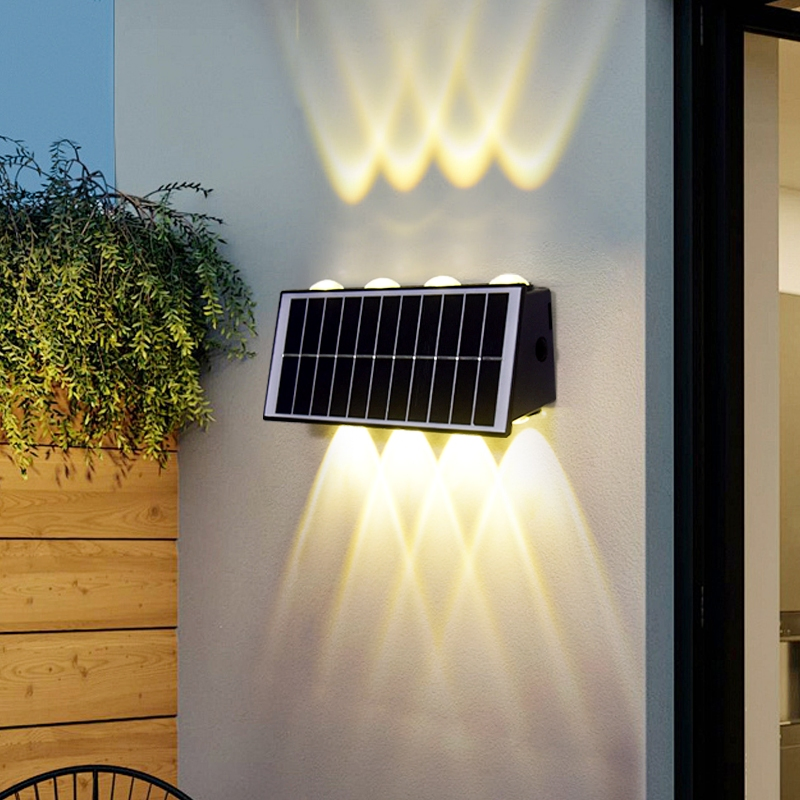 Bright Solar Powered Wall Washer Light with Illumination Solar Wall Light
