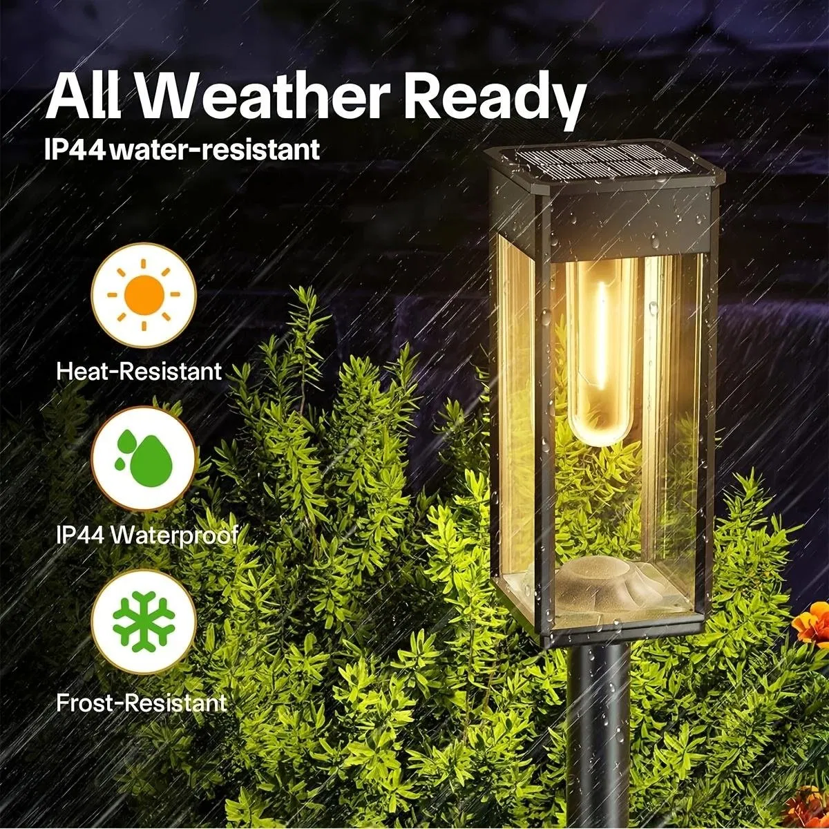 Outdoor Solar Pathway Lights Waterproof LED Lawn Lamp Solar Light Garden Path Landscape Lights