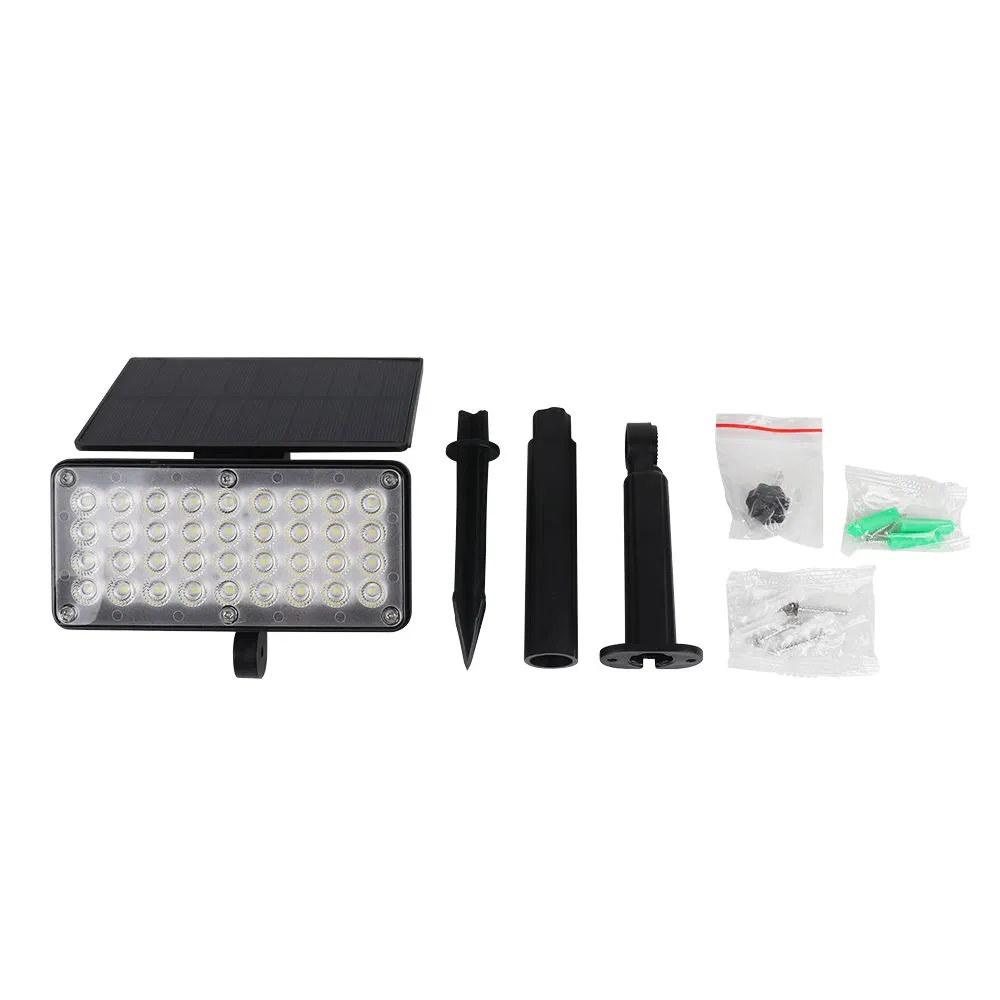 Folding Ground Mounted Solar Street Lawn Spotlights