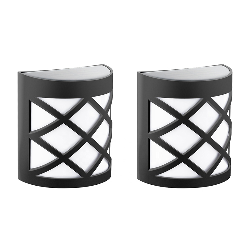 Brightenlux Hot Sales Night Lights Wall Solar Outdoor Fence Post Lights LED Wall Light for Garden