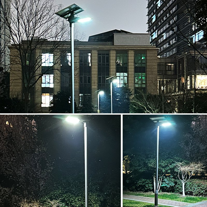 Outdoor Park Garden Lamp Integrated Solar Power LED Parking Lot Street Light