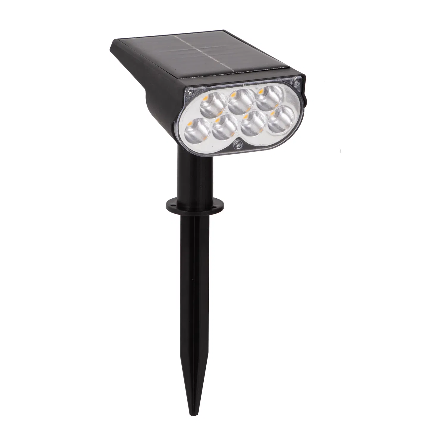 Solar Spotlight Outdoor 7 LED Lighting Adjustable 2-in-1 Waterproof IP65 LED Solar Landscape Spot Lights for Garden Yard Opulent Factory Supply