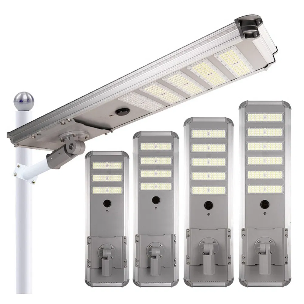 High Lumen Outdoor Lithium Battery Solar Street Light for Market Parking Lot Lighting