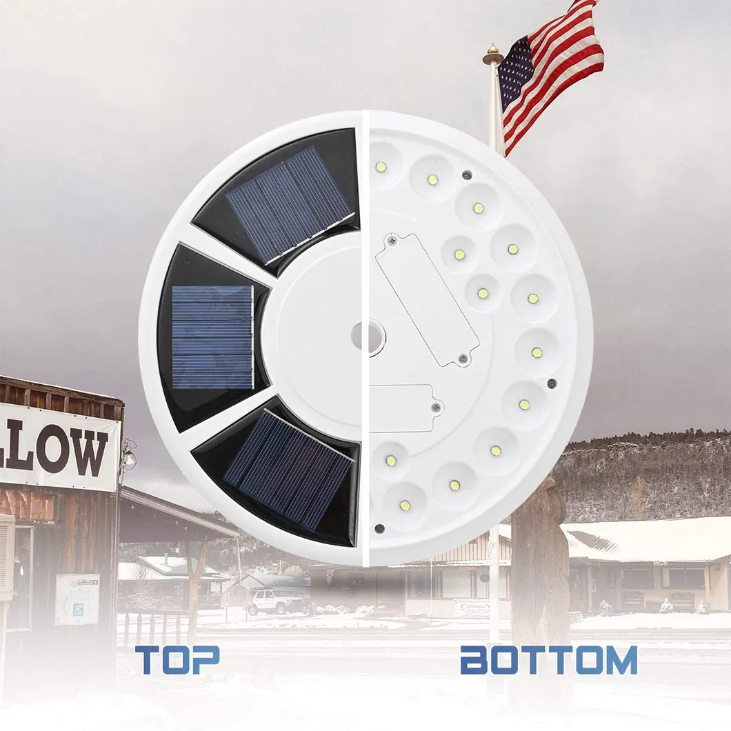 Solar Flagpole Light Detail 1
