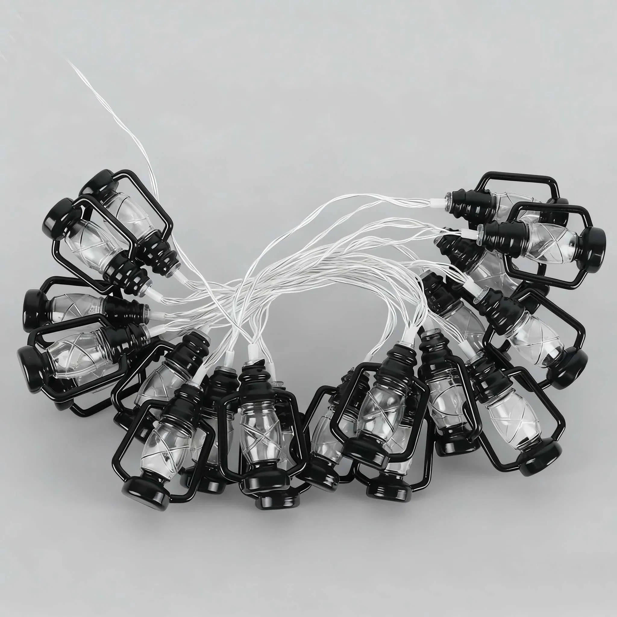 Solar Panel Festoon String Light for Outdoor Indoor Decoration