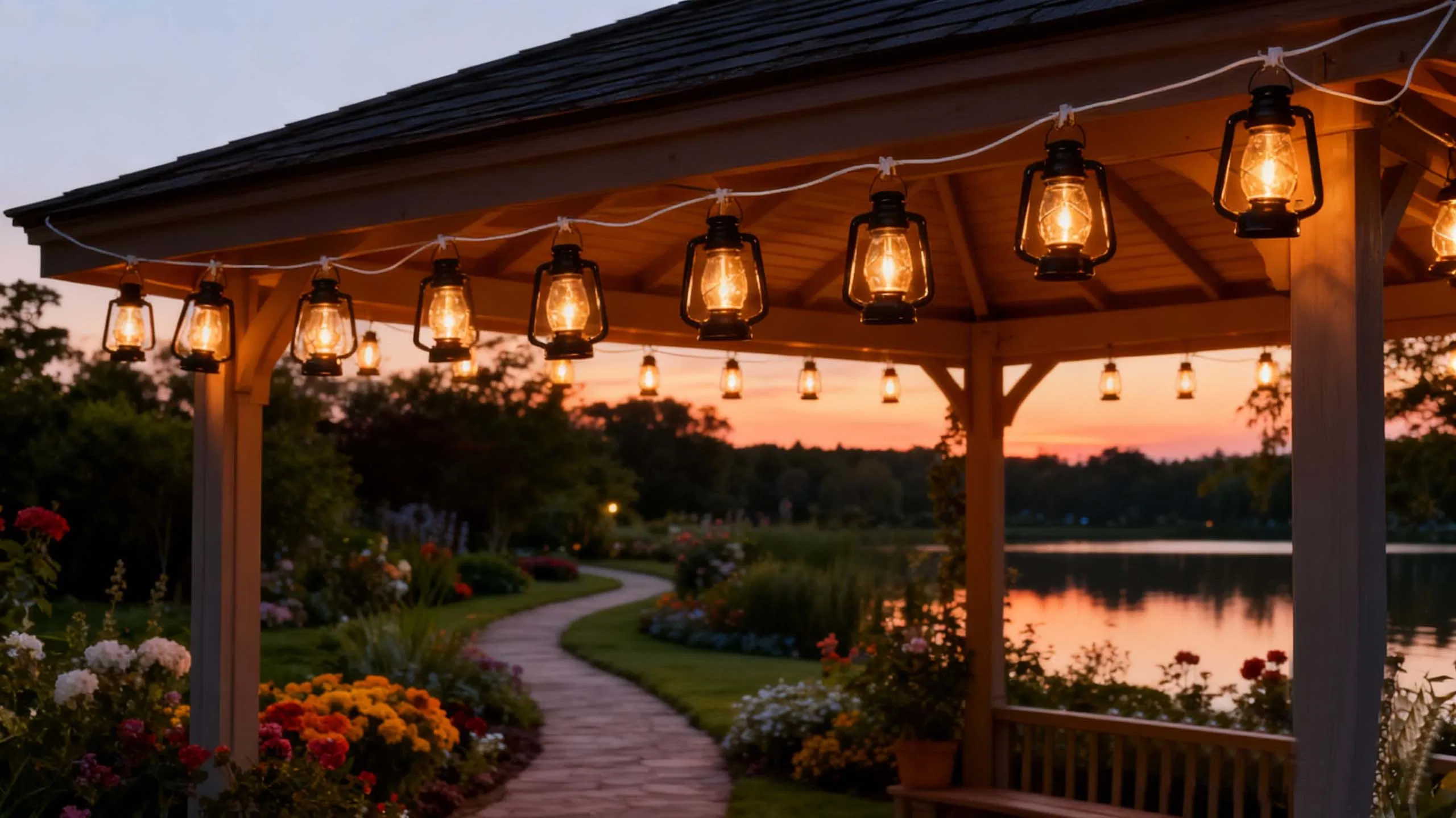 Solar Panel Festoon String Light for Outdoor Indoor Decoration