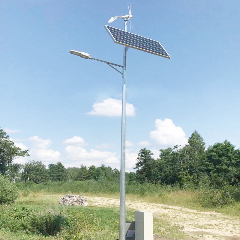 7m Wind Solar Street Light for Breeding Farm Wind and Solar Complementary