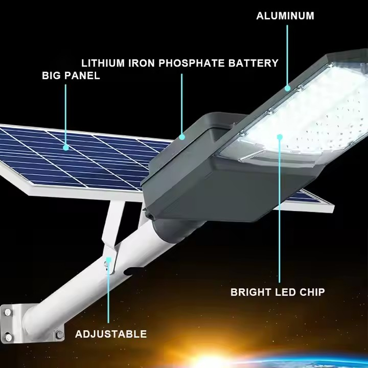Super Bright Split Solar Light Customize Outdoor High Lumen Dusk to Dawn Solar Parking Lot Flood Lights 400W 500W 600W