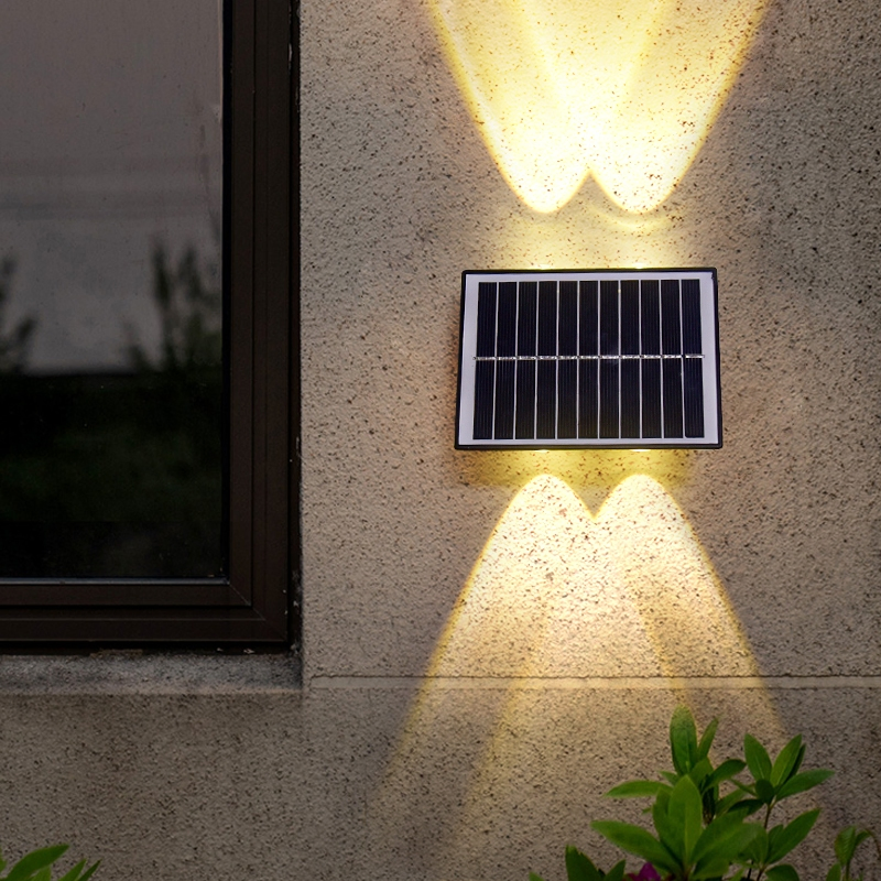 Bright Solar Powered Wall Washer Light with Illumination Solar Wall Light
