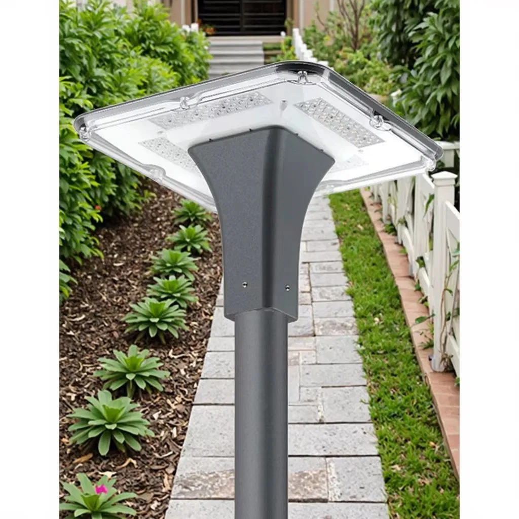 Outdoor Waterproof Solar Garden Landscape Park Residential LED Garden Lamp with Aluminium Housing, Sensor Lawn Light Lamp, Street Fence Lamp, LED Street Lamp