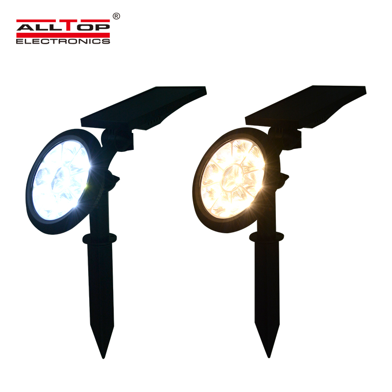 Outdoor Adjustable RGB Outdoor Garden Lawn Landscape Path LED Solar Spot Light