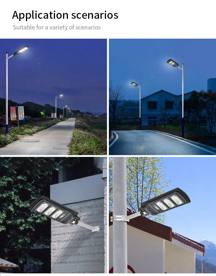 Application scenarios for solar light