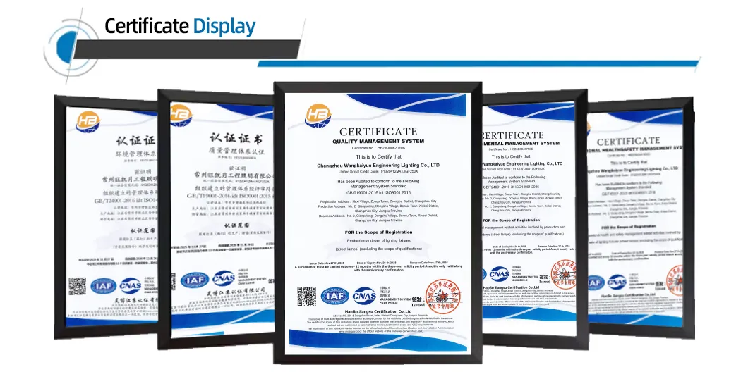 Quality Certifications
