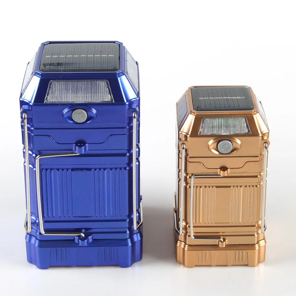 Yichen Solar or AC Rechargeable LED Camping Light with Colored Light