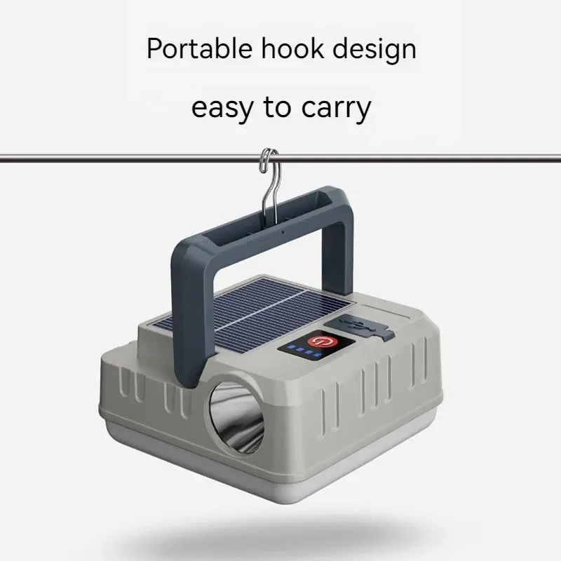 Camping Tent LED Lighting Lantern Camping Light Solar Camping Light with Output Powerbank Function