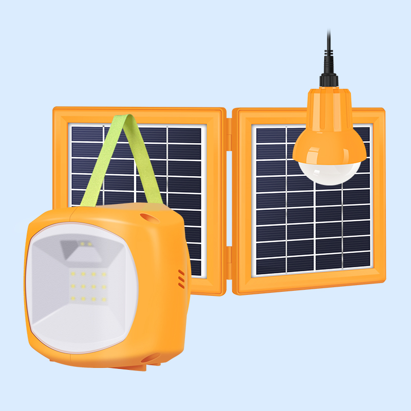Rechargeable LED Solar Lantern Lamp Light with Mobile Phone Charger for Camping