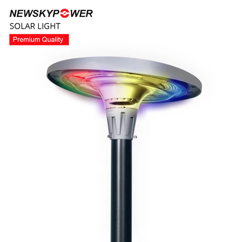 CE Modern Outdoor Mj-Ew800 UFO LED Solar Street Light for Garden Plaza Pathway Parking Lot