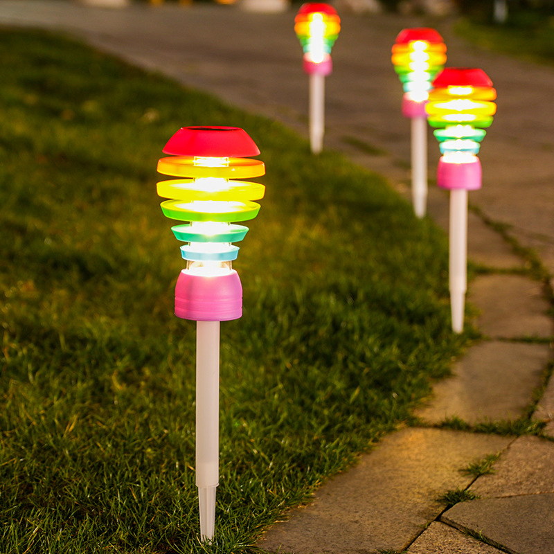 Waterproof Solar LED Outdoor Bowling Ground Light Decorative Garden Path Courtyard Lawn Lamp