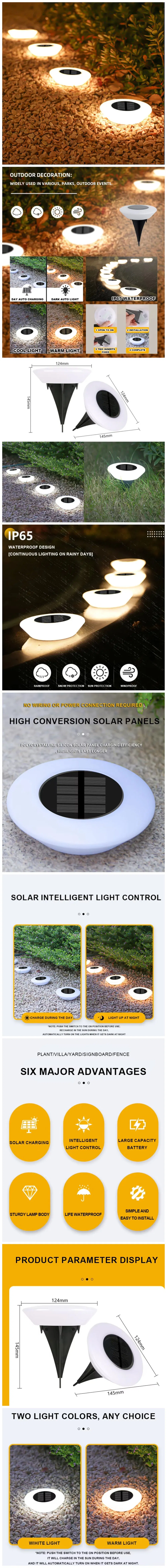 Garden Waterproof Solar Light Details