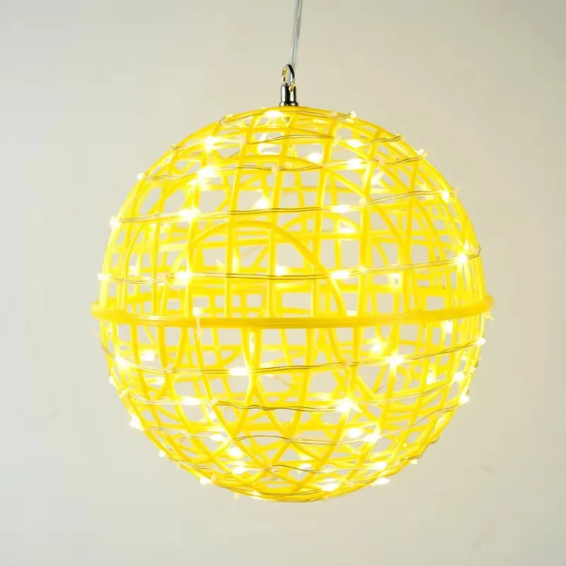 Solar LED Rattan Ball 9