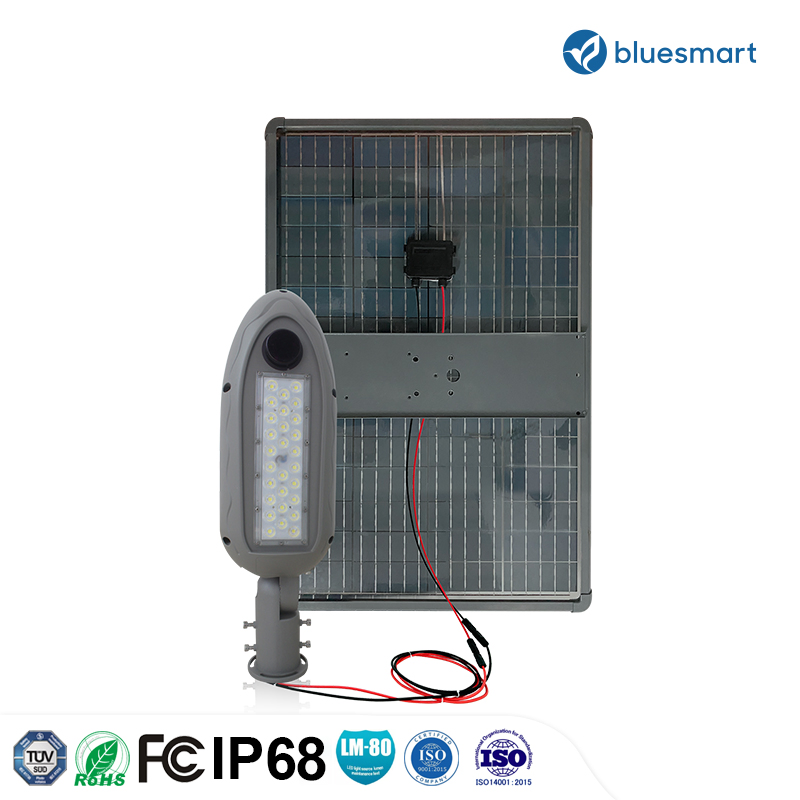 Bluesmart IP65 4000K Solar Outdoor LED Flood Street Light