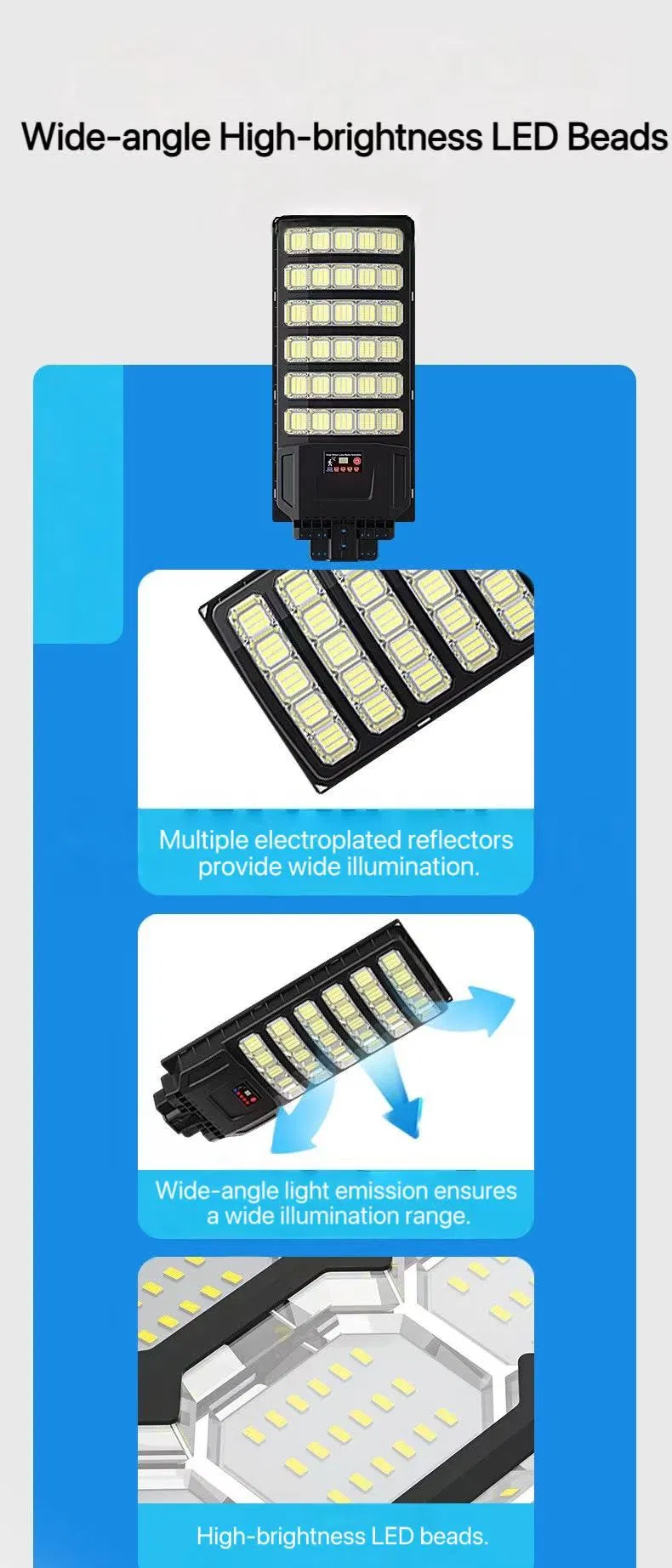 Solar Lamp 800W Detail 4