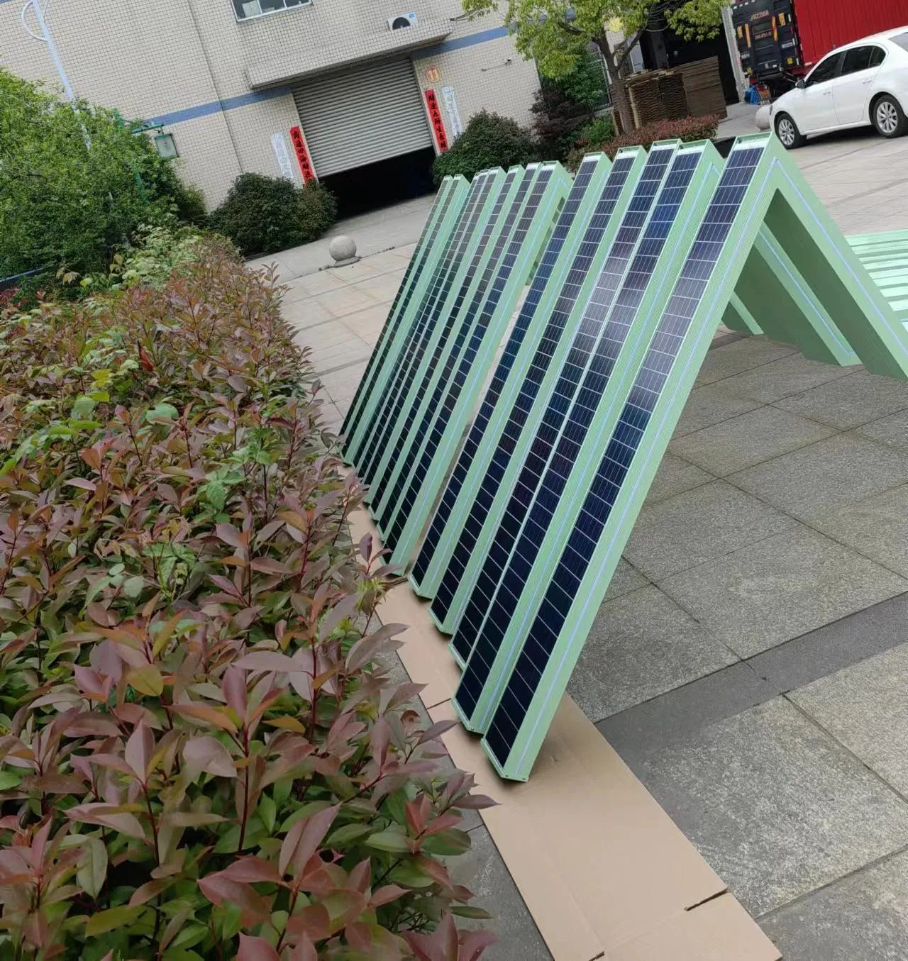 Solar Powered Decorative Garden Lamp Pole - Waterproof Outdoor Light