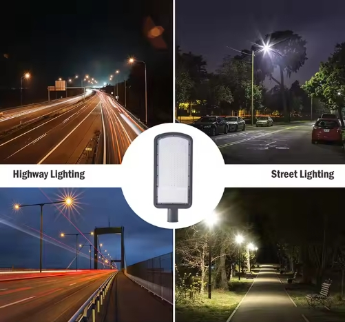 Wholesale Price Parking Lot Lighting Outdoor Waterproof IP66 Aluminum Streetlight 30W 50W 100W 150W 200W 300W LED Street Light All in One Solar Street Light