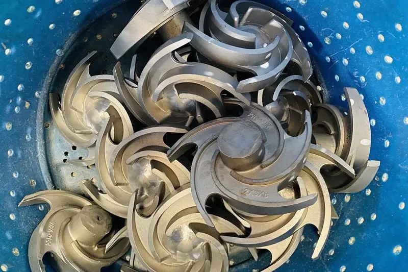 Metal Investment Casting Alloy Steel Impeller for Ventilation Fans
