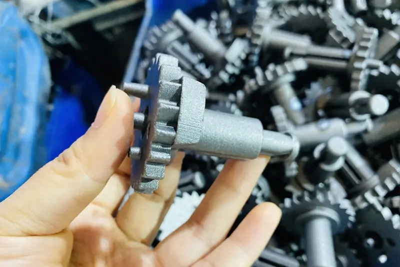 Stainless steel investment casting with heat treatment