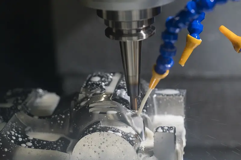 CNC milling process, multi-axis machining for complex shapes