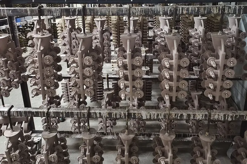 Metal Lost Wax Casting Copper Alloy Gear for Mechanical Assemblies
