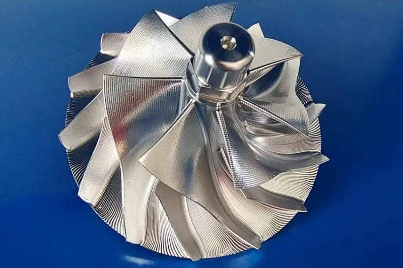 CNC milling machine processing complex curved surfaces