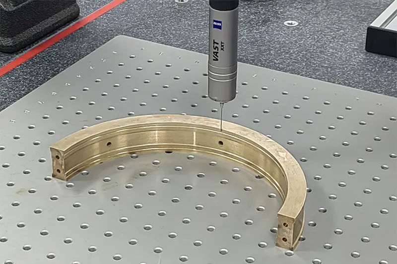 Precision CNC Machining service, quality inspection with CMM