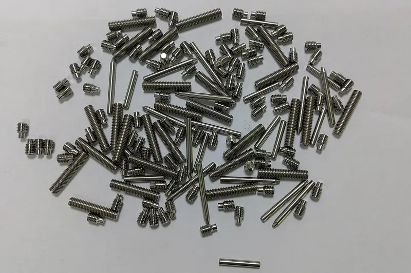 Titanium alloy CNC turning components for medical instruments