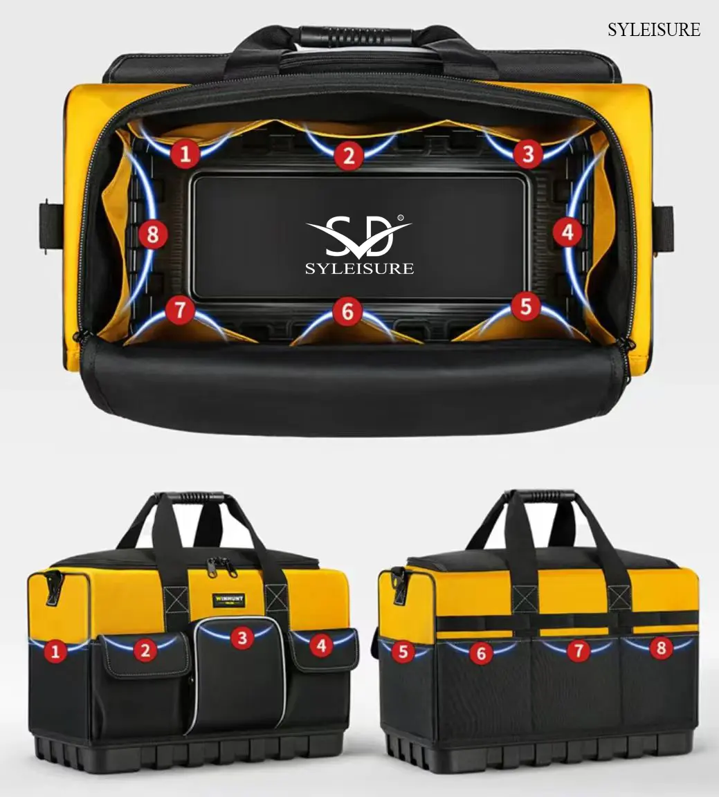 High-Quality Syleisure Heavy-Duty Dual-Carry Tool Bag with Reinforced Base Exporters, Products