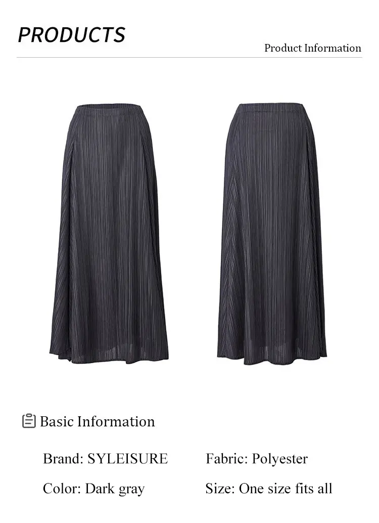 Elegant Pleated Maxi Skirt 7