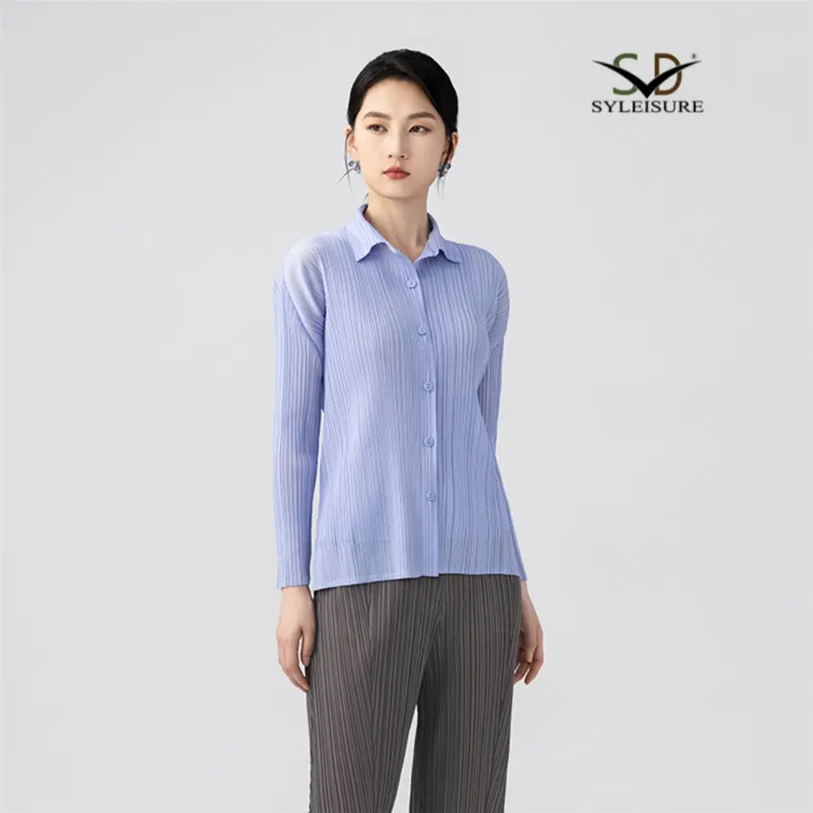 Best Women's Pleated Long - Sleeve Shirt Companies, Product