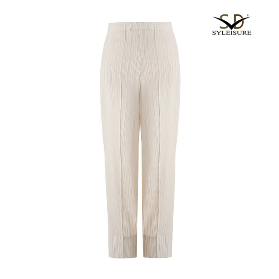 Best Women's Pleated Cropped Pants Manufacturers, Factory