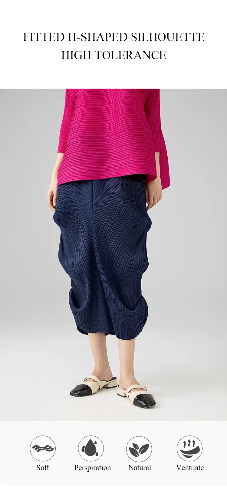 Pleated Skirt Detail 4