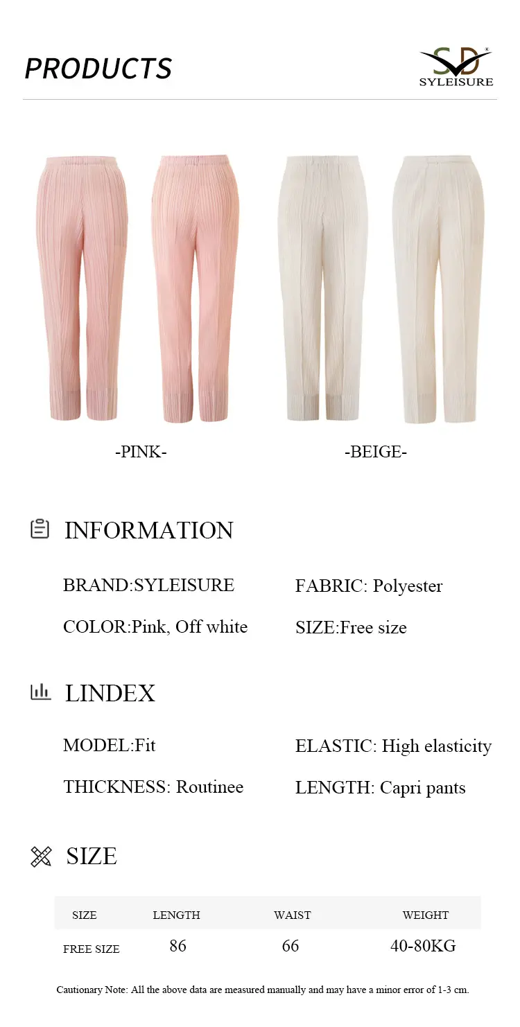 Pleated Cropped Pants Detail 4