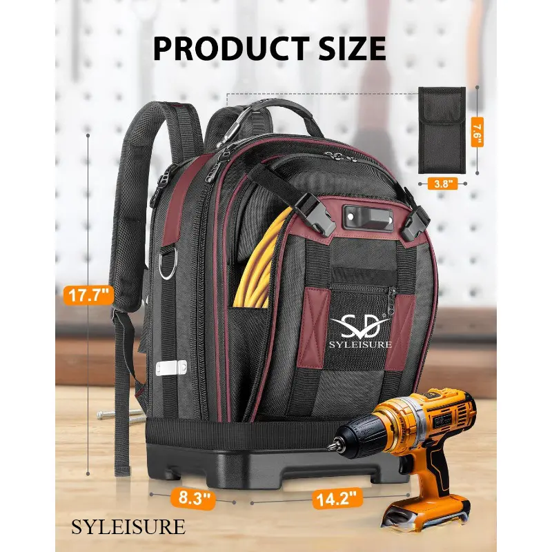 Expandable Tool Backpack Detail 1