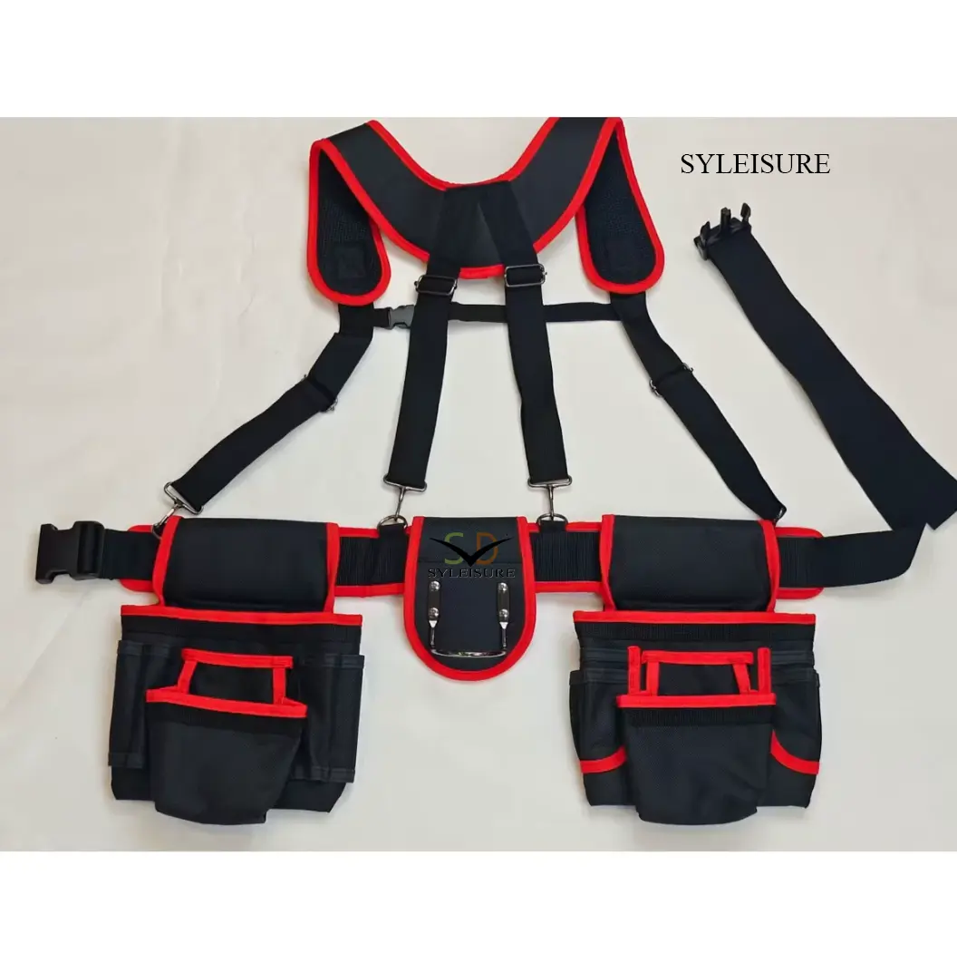 High-Quality Adjustable Tool Harness Belt with Double Pockets Factory, Products