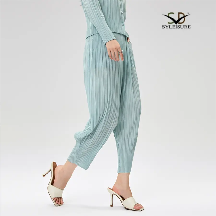 China Women's Pleated Harem Pants Manufacturer, Manufacturers