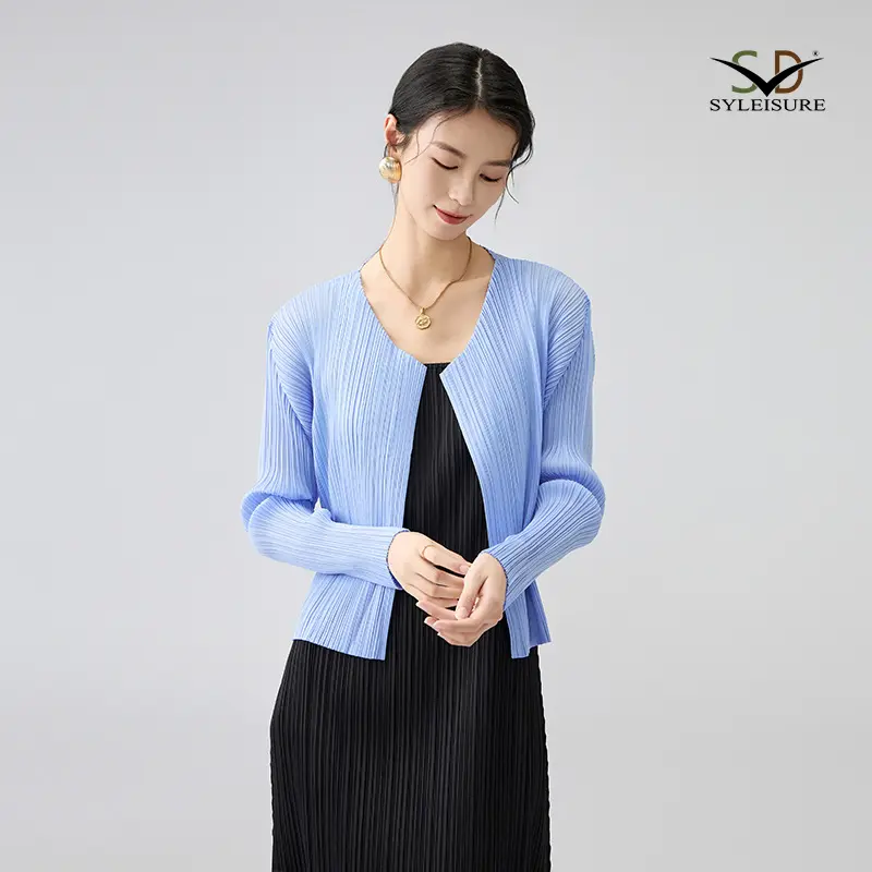 Wholesale Women's Pleated Long - Sleeve Cardigan Company, Companies