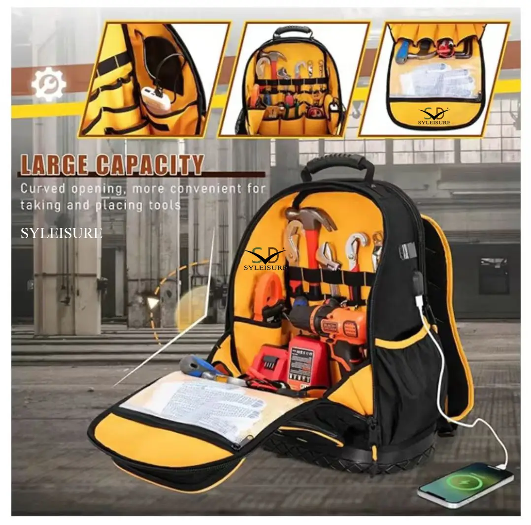 High-Quality USB Charging Tool Backpack with Organizer Pockets Company, Product